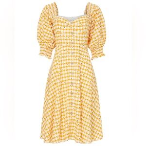 Hutch Gingham Daisy Seersucker Dress